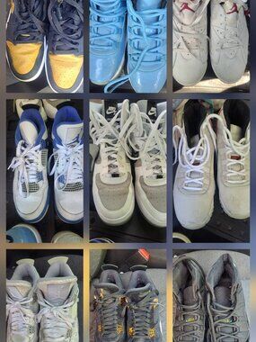 Bundle 9 pairs of sneakers size 9.5